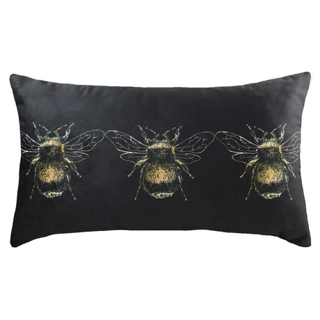Gold Bee Cushion Cover / Filled Cushion by Evans Lichfield