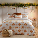 Gretel Brushed Cotton Flannelette Duvet Cover Set by furn.