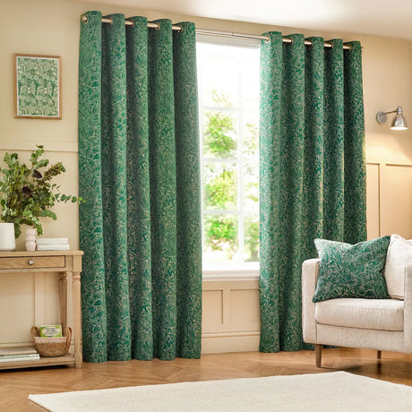 Grantley Lined Eyelet Curtains by Wylder
