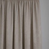 Galaxy Dim Out Woven Thermal Pencil Pleat Curtains - Natural Light Filtering