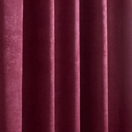 Galaxy Dim Out Woven Thermal Pencil Pleat Curtains - Wine Light Filtering - Galaxy Pencil Pleat Curtains In Wine 3