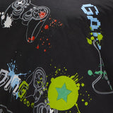 Game Glow in the Dark Kids Gaming Duvet Cover Set - Black - Game Duvet Cover Set In Black 5