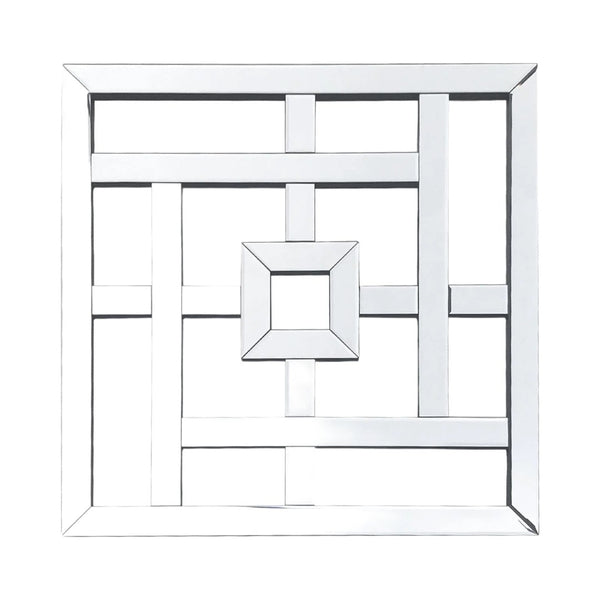 Geometric Mirrored Wall Art 80cm