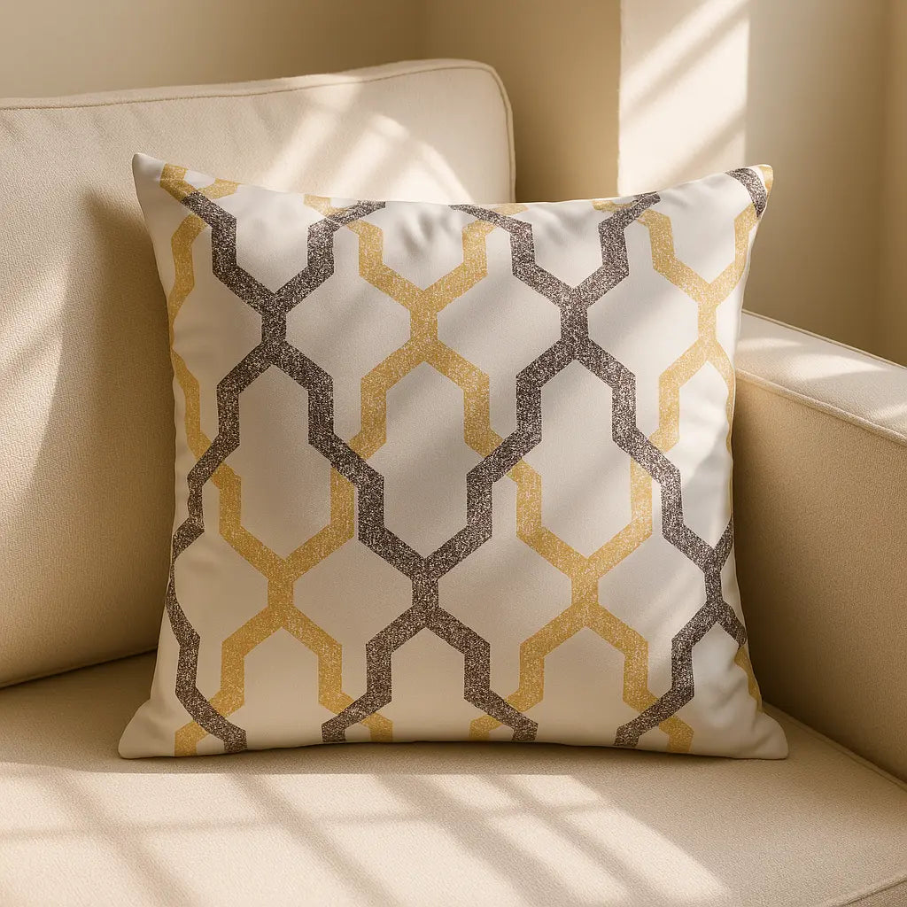 Georgia Ochre Cushion Cover 45cm x 45cm ( 45cm x 45cm )