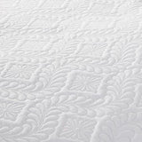 Gianna Quilted Bedspread Luxury Throw - Gianna Bedspread In White 200 X 230Cm 3
