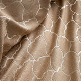 Ginko Natural Leaf Jacquard Duvet Cover Set - Ginko Jacquard Duvet Cover Set In Natural 3