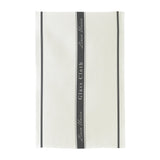 Ulster Weavers Union Glass Cloth Grey Cotton Linen 74 x 48cm