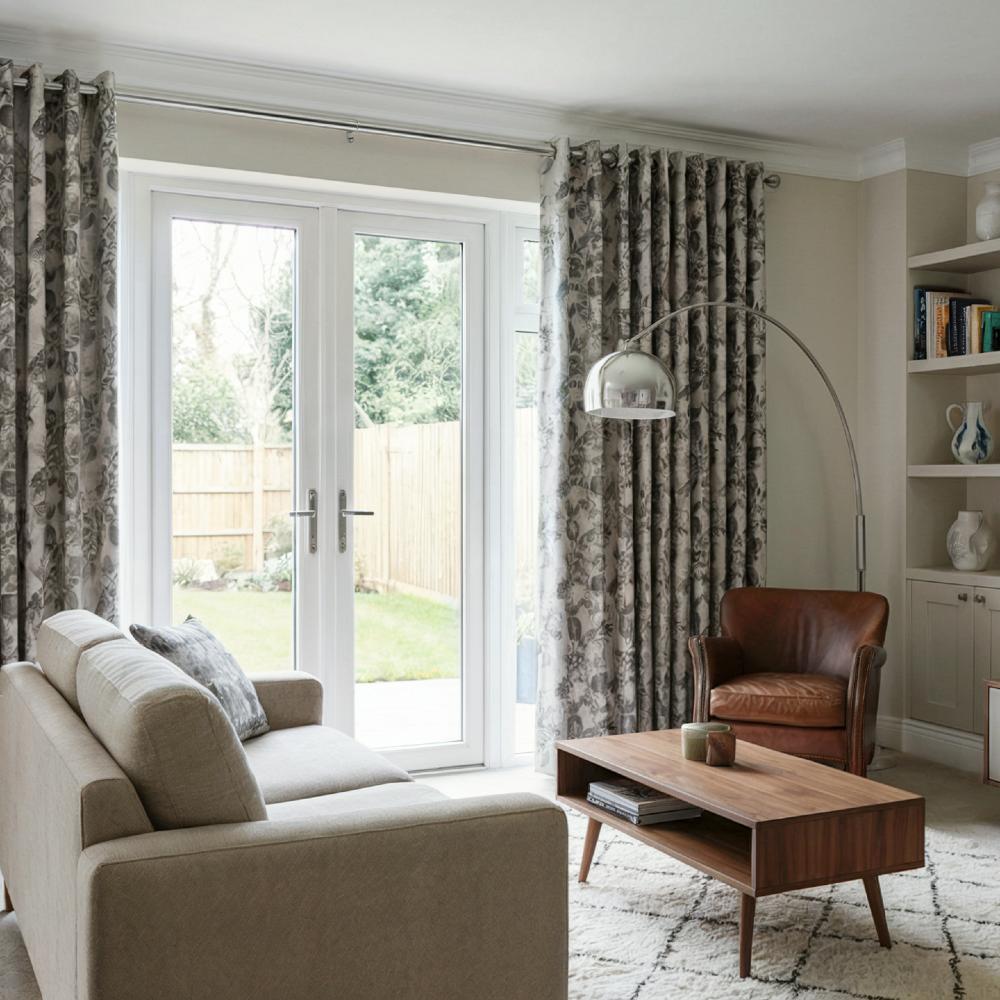 Glebe Made to Measure Curtains Black