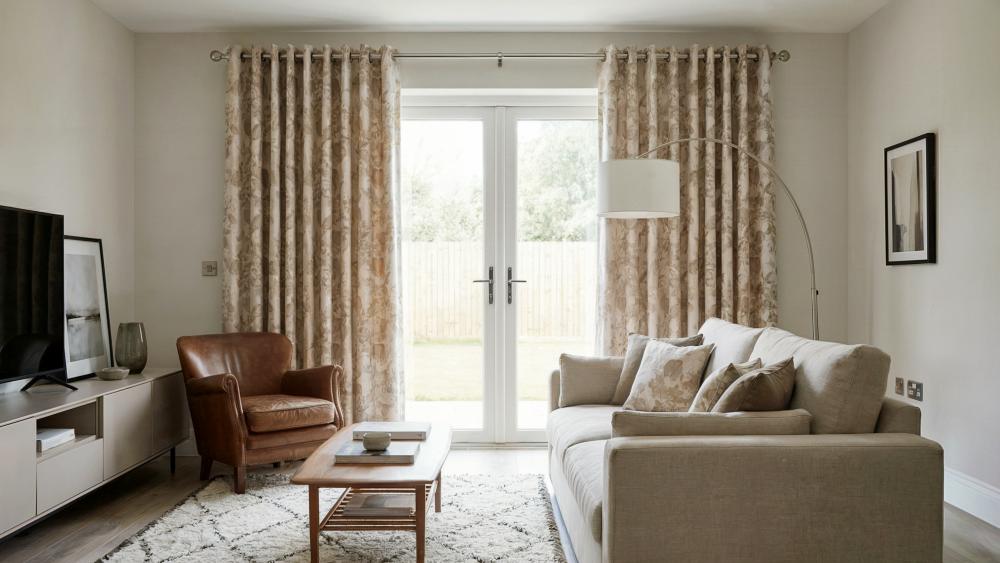 Glebe Made to Measure Curtains Natural 3