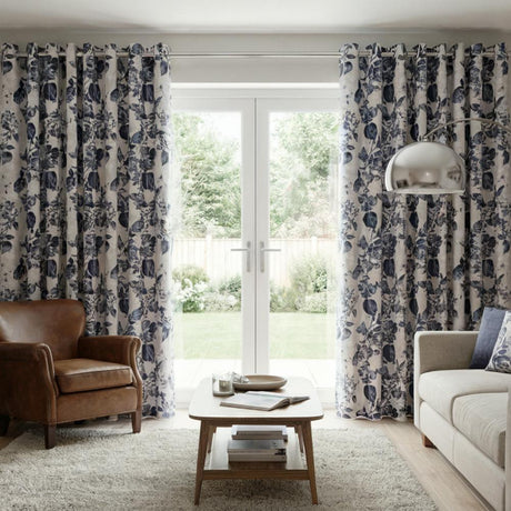 Glebe Navy fabric sample