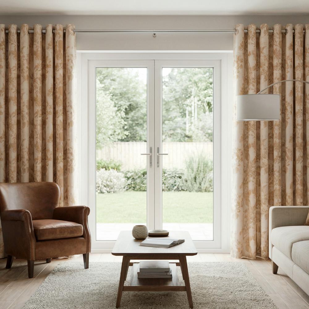 Glebe Made to Measure Curtains Ochre