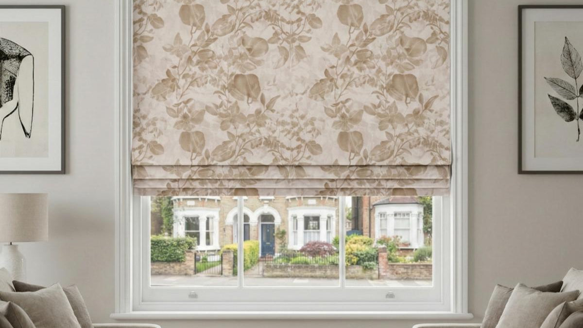 Glebe Made to Measure Roman Blind Natural