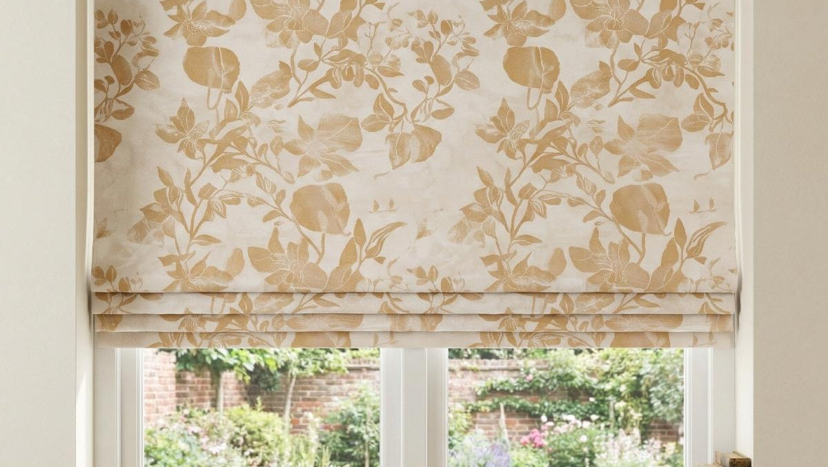 Glebe Made to Measure Roman Blind Ochre