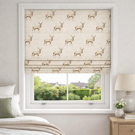 Glencoe Made to Measure Roman Blind Natural