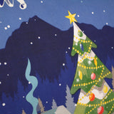 Merry Christmas Polycotton Duvet Cover Set - Glow In The Dark Christmas Duvet Cover Set In Multicolour 3
