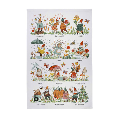 Ulster Weavers Gnome for the Holidays Christmas Cotton Tea Towel - Gnome For The Holidays Christmas Cotton Tea Towel In Multicolour 2