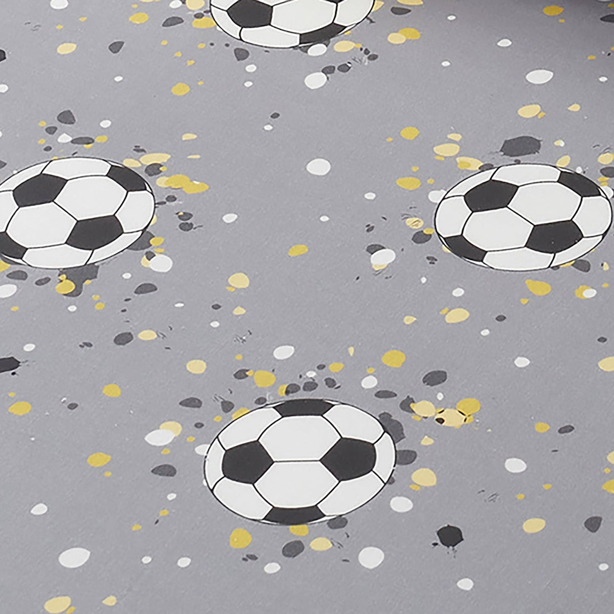 Goal Football Single Fitted Sheet Gold 25cm Deep - Gold - Goal 25Cm Deep Fitted Bed Sheet In Gold 2