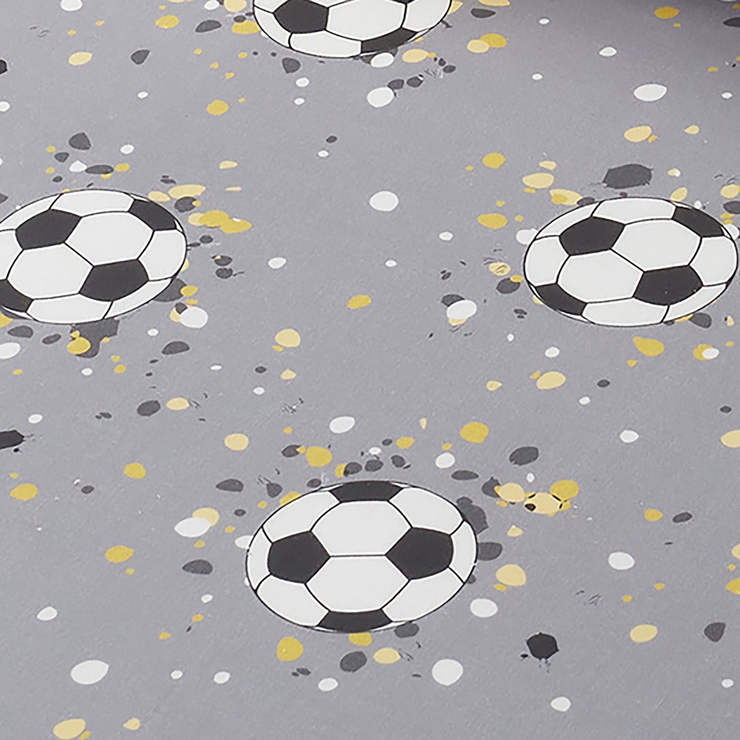 Goal Football Single Fitted Sheet Gold 25cm Deep - Gold - Goal 25Cm Deep Fitted Bed Sheet In Gold 2