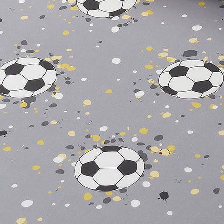 Goal Football Single Fitted Sheet Gold 25cm Deep - Gold - Goal 25Cm Deep Fitted Bed Sheet In Gold 2