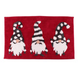 Christmas Gonks Festive Bathroom Bath Mat - Gonks Christmas Bath Mat In Red 50 X 80Cm 2