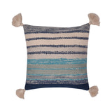 Grayson Outdoor Cushion Cover and Filled Cushion 43cm x 43cm - Blue - Grayson Outdoor Cushion In Blue 43 X 43Cm 2