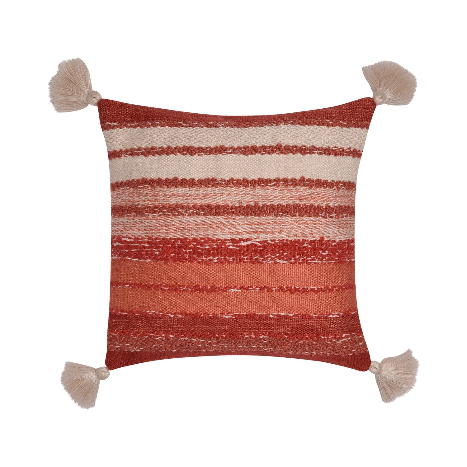 Grayson Outdoor Cushion Cover and Filled Cushion 43cm x 43cm - Terracotta - Grayson Outdoor Cushion In Terracotta 43 X 43Cm 2