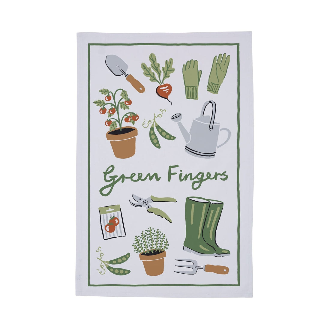 Ulster Weavers Green Fingers Tea Towel 100% Cotton