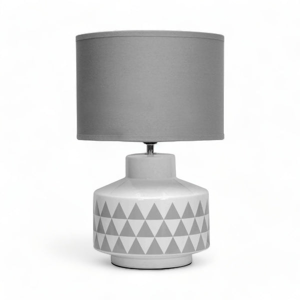 Grey Ceramic Berwick Table Lamp 35cm