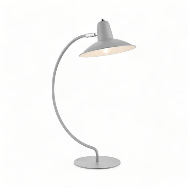 Grey Charlie Desk Lamp 54cm