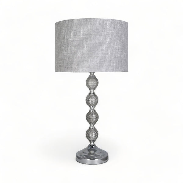 Grey Four Ball Table Lamp 53cm