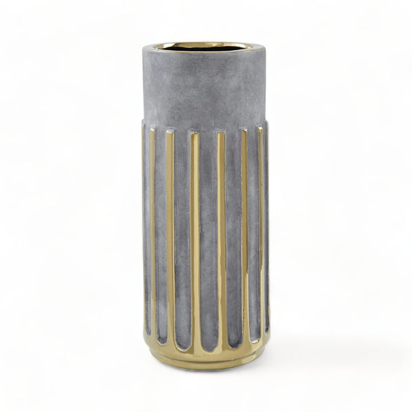 Grey Heston Ceramic Vase 26cm