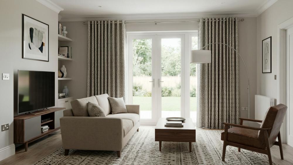 Gusta Made to Measure Curtains Grey 3