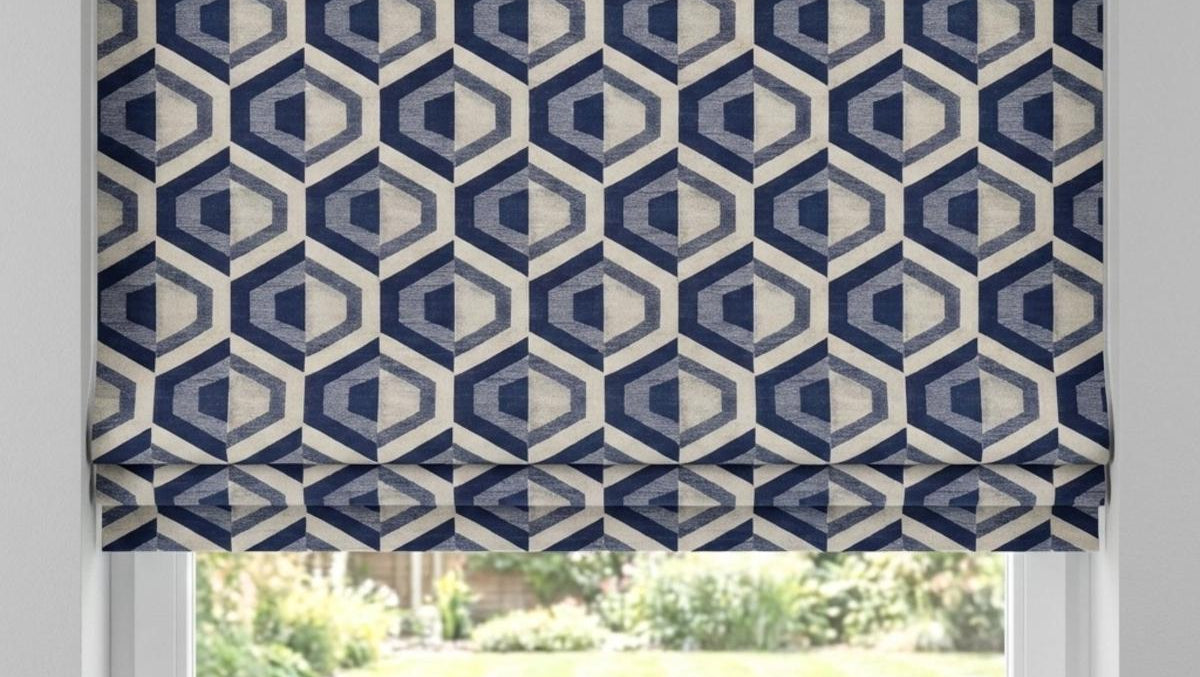 Gusta Made to Measure Roman Blind Navy
