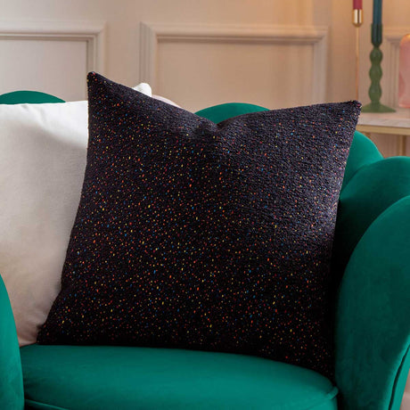Hali Cushion Cover / Filled Cushion 18" x 18" (45cm x 45cm) - Black