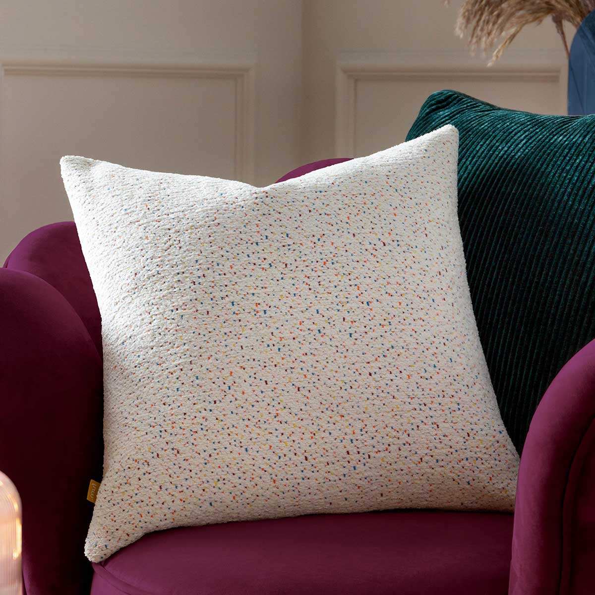Hali Cushion Cover / Filled Cushion 18" x 18" (45cm x 45cm) by furn.