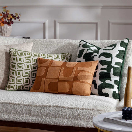 Hallam Cushion Cover / Filled Cushion 12" x 20" (30cm x 50cm) - Copper