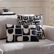 Hallam Cushion Cover / Filled Cushion 12" x 20" (30cm x 50cm) - Mono