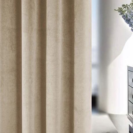 Hampton Velvet Blackout Eyelet Curtains by Enhanced Living