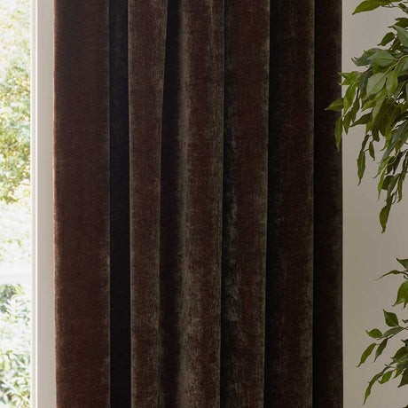 Heavy Chenille Lined Tape Top Pencil Pleat Curtains by Yard