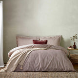 Hebden Duvet Cover Set - Beetroot