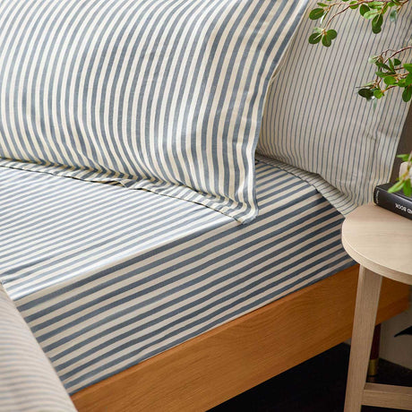 Hebden / Barton Fitted Sheet - Navy