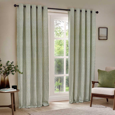 Hebden Lined Eyelet Curtains by Yard