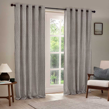 Hebden Lined Eyelet Curtains by Yard