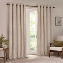 Hebden Lined Eyelet Curtains by Yard