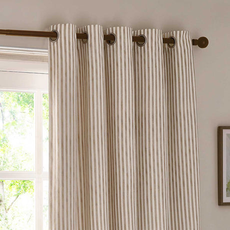 Hebden Lined Eyelet Curtains by Yard