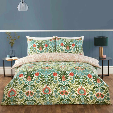 Heritage Flora Duvet Cover Set by Rapport Home