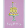 Happy Birthday Cotton Tea Towel by Ulster Weavers