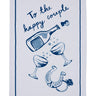 Happy Couple Cotton Tea Towel by Ulster Weavers