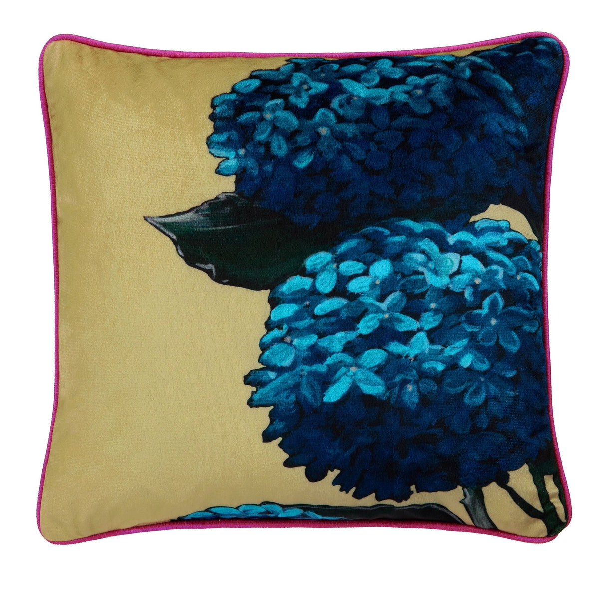 Hiyah Hydrangea Lime Cushion Cover 43cm x 43cm product image 2