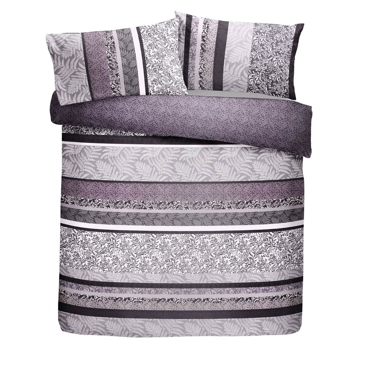 Hanworth Duvet Cover Quilt Set - Heather - Hanworth Duvet Cover Set In Heather 2